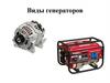 Виды генераторов