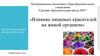 Влияние пищевых красителей на живой организм