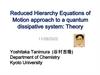 Reduced Hierarchy Equations of Motion approach to a quantum dissipative system: Theory