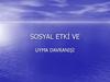 Sosyal etki̇ ve