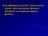Класифікація голосних і приголосних звуків. Звук мовлення і фонема. Інваріант, позиційний варіант фонеми