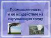 Промышленность и ее воздействие на окружающую среду