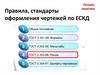 Правила, стандарты оформления чертежей по ЕСКД