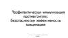 Профилактическая иммунизация против гриппа. Безопасность и эффективность вакцинации