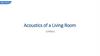 Acoustics of a Living Room