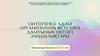 Онтогенез адам организмінің өсуі мен дамуының негізгі заңдылықтары