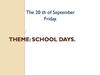 School days