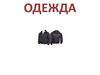 Лексической тема "Одежда и обувь"