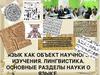 Русский язык как объект научного изучения