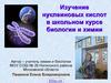 Изучение нуклеиновых кислот в школьном курсе биологии и химии