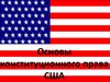 Основы конституционного права США