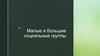 Малые и большие социальные группы