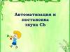 Автоматизация и постановка звука СЬ