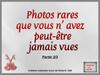 Photo rares que vous n'avez peut-etre jamais vues. Partie 3/3