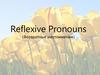 Reflexive Pronouns (Возвратные местоимения)