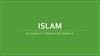 Islam - submission, surrendering oneself to the One God