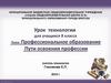 Профессиональное образование. Пути освоения профессии