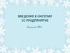 Введение в систему 1С-предприятие. Лекция №1