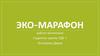 Эко-марафон (4 недели)