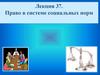 Право в системе социальных норм. Лекция 37
