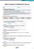 Customer’s satisfaction survey