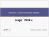 Расчеты с подотчетными лицами. Март 2024 г