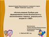 Использование Лэпбука для формирования основ безопасности у воспитанников старшего дошкольного возраста с ОВЗ