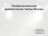 Профессиональные драматические театры Москвы