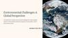 Environmental Challenges: A Global Perspective
