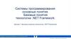 Системы программирования: основные понятия. Лекция 3: Базовые понятия технологии .NET Framework