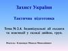 Індивідуальні дії солдата та взаємодії у складі двійок, груп. Тема №2.4
