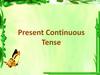 Present Continuous Tense