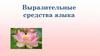 Выразительные средства языка