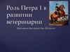 Роль Петра I в развитии ветеринарии