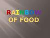 Rainbow of food