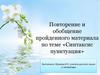 Синтаксис пунктуация. Повторение и обобщение пройденного материала