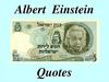 Albert Einstein. Quotes