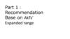 Recommendation. Base on AkTs’