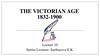 The Victorian Age