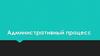 Административный процесс