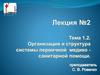 Организация и структура системы первичной медико-санитарной помощи. Лекция №2. Тема 1.2