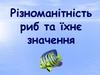Різноманітність риб та їхнє значення
