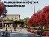 Формирование комфортной городской среды