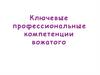 Ключевые профессиональные компетенции вожатого