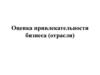 Оценка привлекательности бизнеса (отрасли)