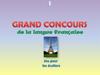 Grand concours de let leingute framnçatise