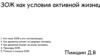 ЗОЖ как условия активной жизнедеятельности человека
