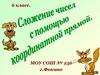 Сложение  чисел с помощью координатной прямой