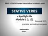 Stative Verbs. Spotlight-8