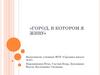 «Город, в котором я живу». Памятник героям Первой мировой войны